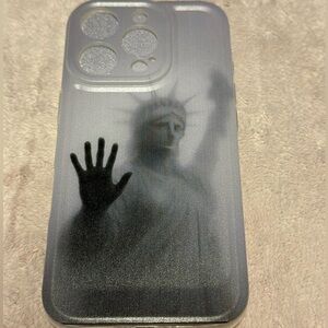 iPhone 16 Pro Case - Statue of Liberty in fog print